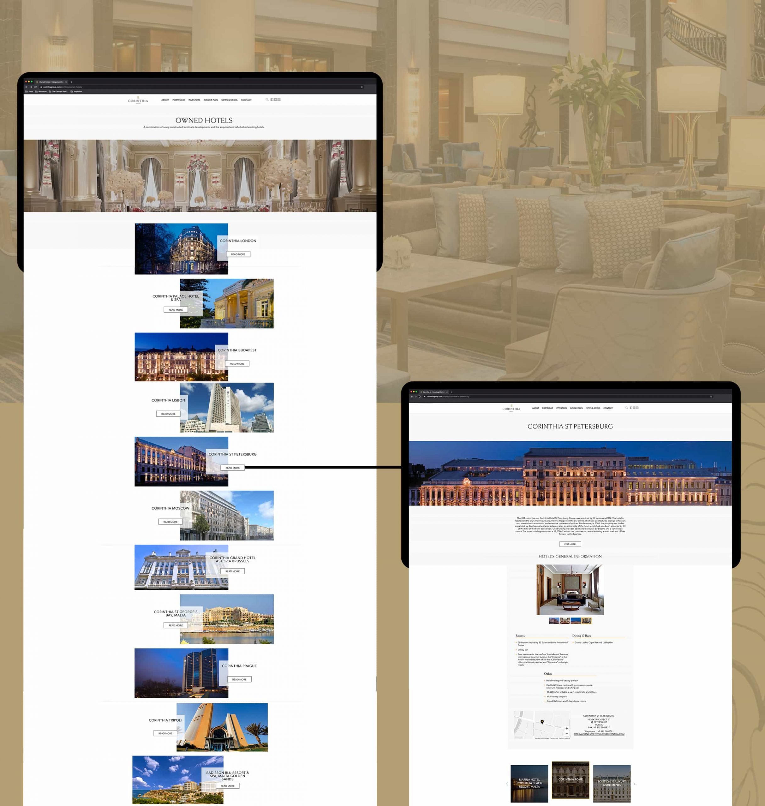 Corinthia---behance_06 case study
