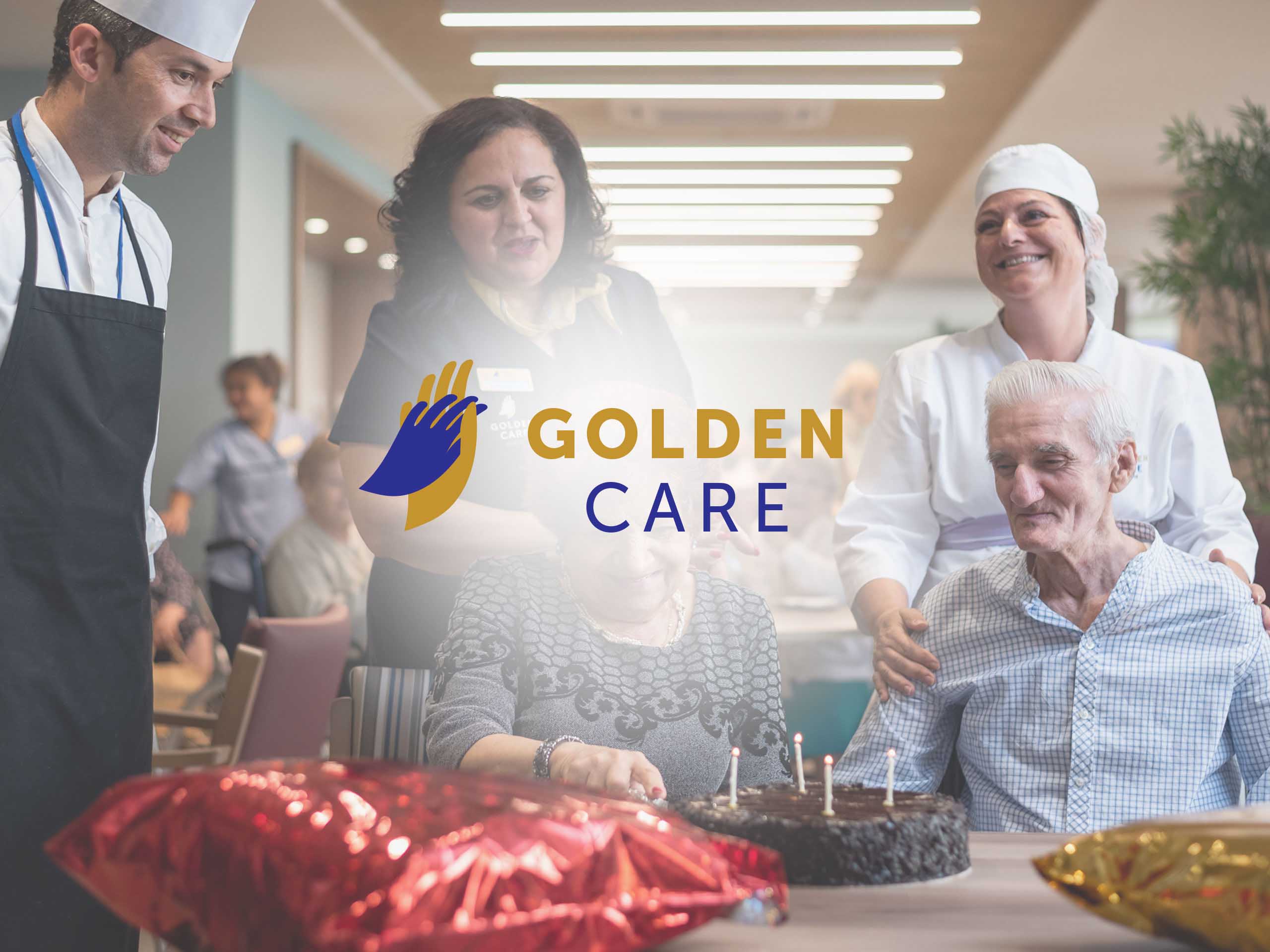 A golden digital space image